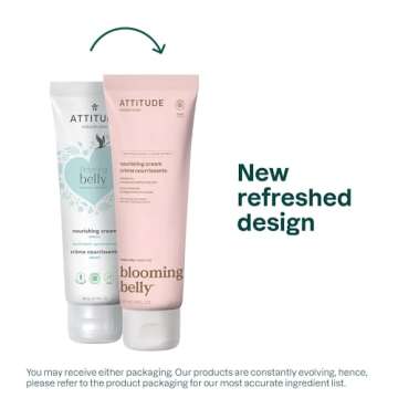ATTITUDE Pregnancy Nourishing Body Cream, EWG Verified, Dermatologically Tested, Plant and Mineral-B...