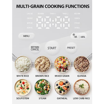 TOSHIBA Induction Rice Cooker - Low Carb 8 Functions