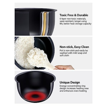 TOSHIBA Induction Rice Cooker - Low Carb 8 Functions