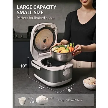 TOSHIBA Induction Rice Cooker - Low Carb 8 Functions
