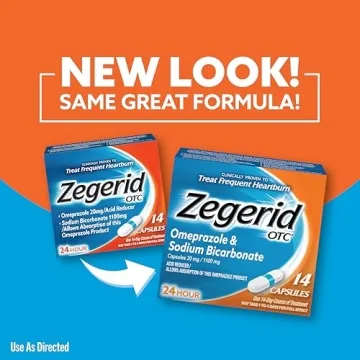 Zegerid OTC Heartburn Relief with Omeprazole 20mg