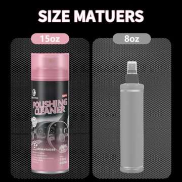 DONKEYPRO Polishing Cleaner for Car Interior Detailing、Rubber、Leather, 15 oz Aerosol Can (1)