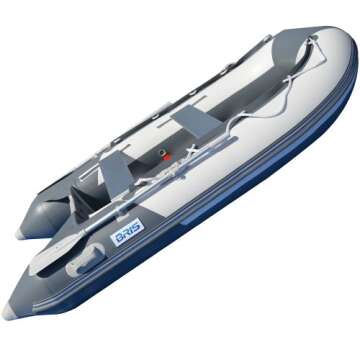 BRIS 10.8 ft Inflatable Boat for Fishing and Recreation