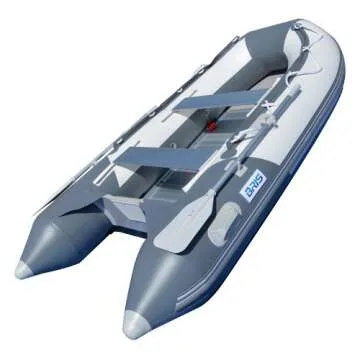 BRIS 10.8 ft Inflatable Boat for Fishing and Recreation