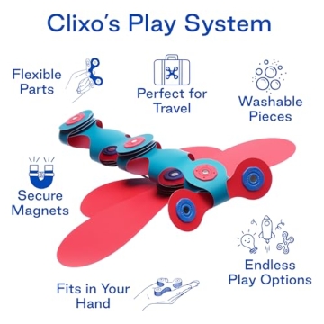 Clixo Itsy Magnetic Toy - Imagination Boosting Fun for Kids
