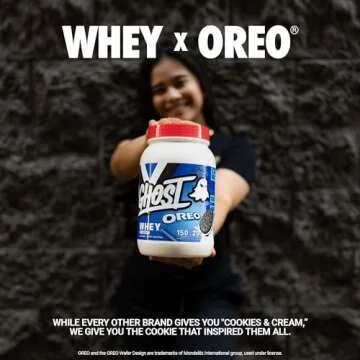 GHOST Whey Protein Powder x OREO - 25G Protein Creamy Shake