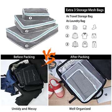 Travel Backpack for Men Women 17 Inch Flight Approved Carry on Backpack Waterproof Large 40L Luggage...