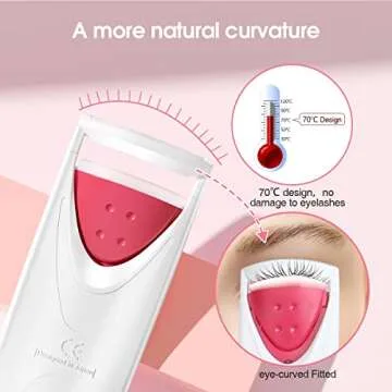 TOUCHBeauty Professional Heated Eyelash Curler for Perfectly Curled Lashes