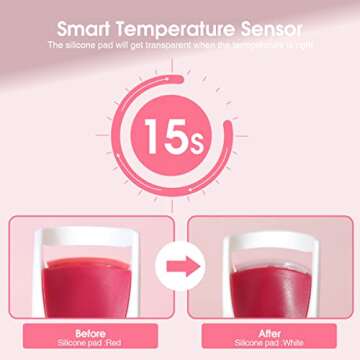 TOUCHBeauty Professional Heated Eyelash Curler with Silicone Refill Pad Curling Tool for Women Long Lasting Eyelashes TB-2003B