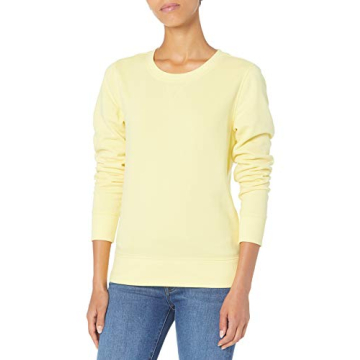 Amazon Essentials Women's French Terry Fleece Crewneck Sweatshirt - Cozy and Stylish