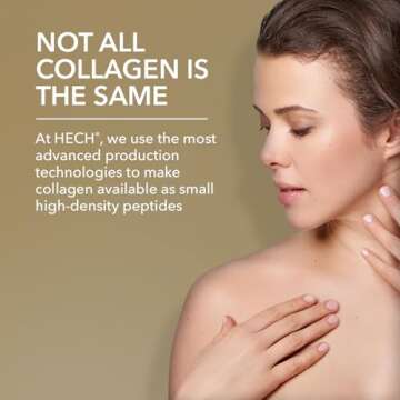 HECH Caviar Collagen Ruby Elixier - Beauty Supplement with 11,000 mg Marine and Caviar Collagen Peptides, Polyphenols and Complex of 9 bioactive Vita-Mineral Nutrients