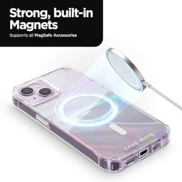 Stylish Case-Mate Soap Bubble Case for iPhone 15 Plus / 14 Plus