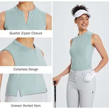 Versatile Lightweight Women's Golf Shirt with Pockets