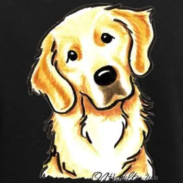 CafePress Golden Retriever Portrait Women's Dark Pajamas Womens Novelty Pajama Set, Comfortable PJ Sleepwear