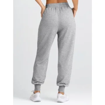 AUTOMET Women's Stylish Baggy Lounge Sweatpants with Pockets