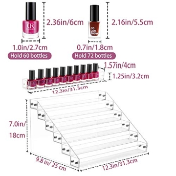Gospire 6 Tier Clear Acrylic Organizer for Makeup & More