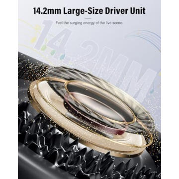 Wireless Earbuds, Bluetooth 5.4 Headphones Bass Stereo, Ear Buds with Noise Cancelling Mic, LED Disp...