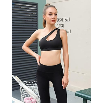 RUNNING GIRL One Shoulder Sports Bra for Stylish Workouts