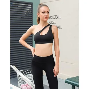 RUNNING GIRL One Shoulder Sports Bra for Stylish Workouts