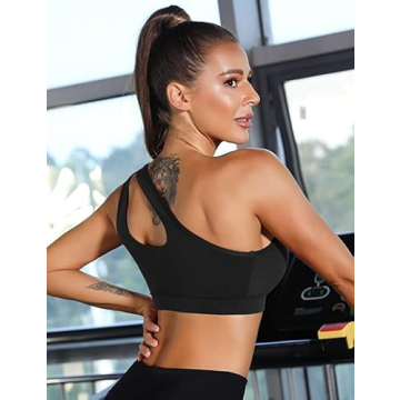 RUNNING GIRL One Shoulder Sports Bra for Stylish Workouts