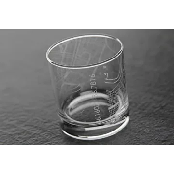 Well Told Nashville Map Rocks Glass for Whiskey Lovers