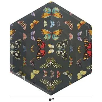 Elegant Disposable Paper Plates for Spring Parties