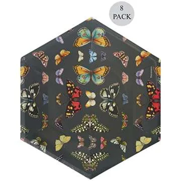 Elegant Disposable Paper Plates for Spring Parties