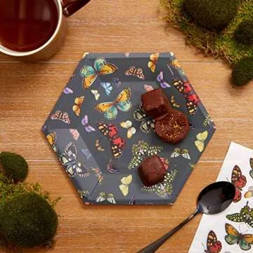 Elegant Disposable Paper Plates for Spring Parties