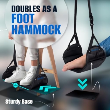 BlueSkye Airplane Foot Hammock for Ultimate Travel Comfort