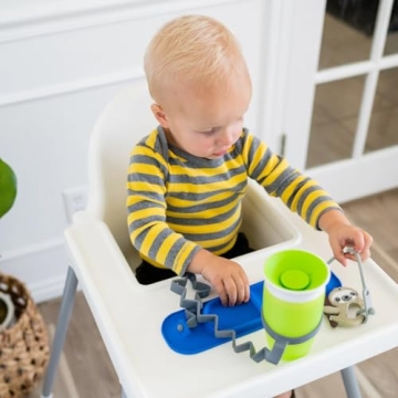 Busy Baby Silicone Mini Mat for Mealtime & Playtime Convenience