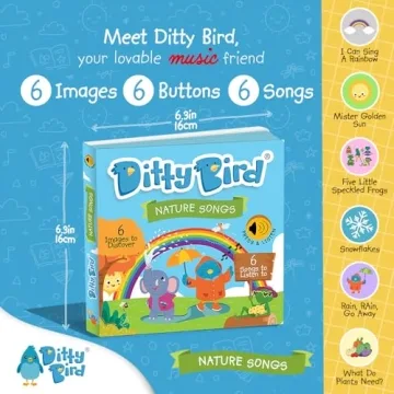 Ditty Bird Musical Books for Toddlers - Fun & Interactive!