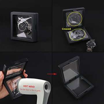 Sdoot 3D Floating Coin Display Holder Stands - 20 PCS