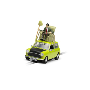 Scalextric Mr. Bean Mini Cooper Slot Race Car C4334