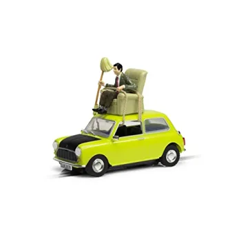 Scalextric Mr. Bean Mini Cooper Slot Race Car C4334