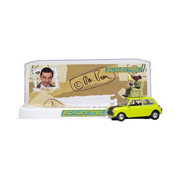 Scalextric Mr. Bean Mini Cooper Slot Race Car C4334