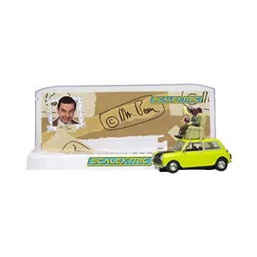 Scalextric Mr. Bean Mini Cooper Slot Race Car C4334
