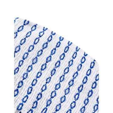 MakeMeChic Women's Tropical Print Peplum Tube Top