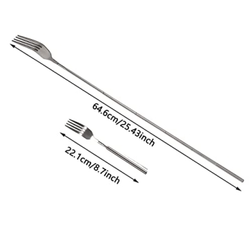 ORULA 64cm Extendable Stainless Steel Fork