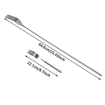 ORULA 64cm Extendable Stainless Steel Fork