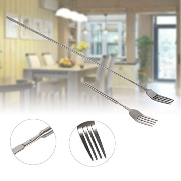 ORULA 64cm Extendable Stainless Steel Fork