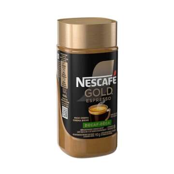 Nescafé 1 Gold Espresso Decaf Instant Coffee, 90 Grams 90g/3.2oz {Imported from Canada}