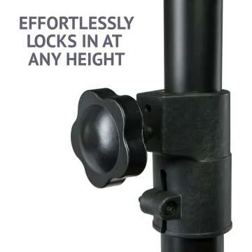 LyxPro 90" Heavy Duty Microphone Stand with Boom