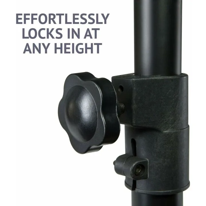 LyxPro 90" Heavy Duty Microphone Stand with Boom