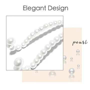 Elegant Pearl Car Headrest Hook Hanger for Organization
