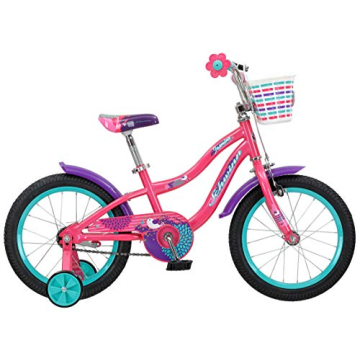 Schwinn Jasmine 16-Inch Kids Bike with Training Wheels Pink