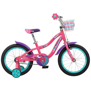 Schwinn Jasmine 16-Inch Kids Bike with Training Wheels Pink
