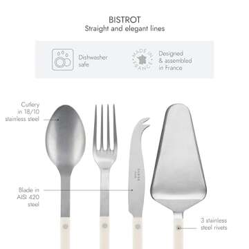 SABRE PARIS 4-Piece Bistrot Vintage Serving Set