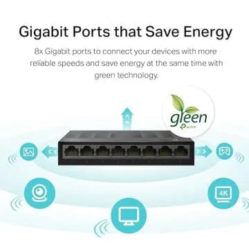 TP-Link Litewave 8 Port Ethernet Switch - Fast Networking Solution