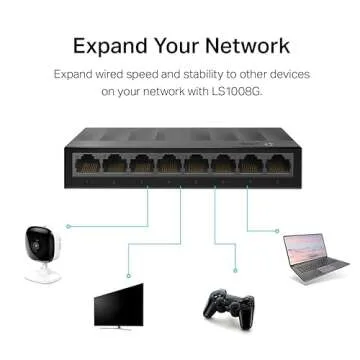 TP-Link Litewave 8 Port Ethernet Switch - Fast Networking Solution