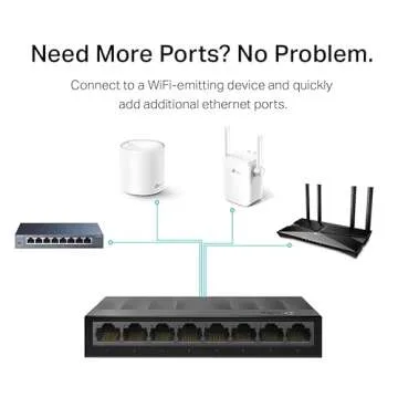 TP-Link Litewave 8 Port Ethernet Switch - Fast Networking Solution